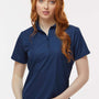 Paragon Womens Sebring Performance Moisture Wicking Short Sleeve Polo Shirt - Deep Navy Blue