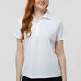 Paragon Womens Sebring Performance Moisture Wicking Short Sleeve Polo Shirt - White
