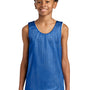 A4 Youth Reversible Moisture Wicking Mesh Tank Top - Royal Blue/White