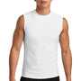A4 Mens Compression Muscle Tank Top - White - COMING SOON