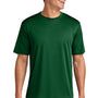 A4 Mens Performance Moisture Wicking Short Sleeve Crewneck T-Shirt - Forest Green
