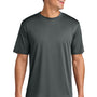A4 Mens Performance Moisture Wicking Short Sleeve Crewneck T-Shirt - Graphite Grey