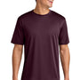 A4 Mens Performance Moisture Wicking Short Sleeve Crewneck T-Shirt - Maroon