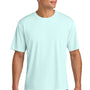 A4 Mens Performance Moisture Wicking Short Sleeve Crewneck T-Shirt - Pastel Blue