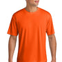 A4 Mens Performance Moisture Wicking Short Sleeve Crewneck T-Shirt - Safety Orange