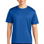 A4 Mens Sprint Performance Moisture Wicking Short Sleeve Crewneck T-Shirt - Royal Blue