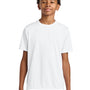 A4 Youth Performance Moisture Wicking Short Sleeve Crewneck T-Shirt - White