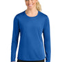 A4 Womens Cooling Performance Long Sleeve Crewneck T-Shirt - Royal Blue - COMING SOON