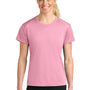 A4 Womens Performance Moisture Wicking Short Sleeve Crewneck T-Shirt - Pink