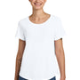 Allmade Womens Short Sleeve Scoop Neck T Shirt - Bright White - NEW