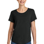 Allmade Womens Short Sleeve Scoop Neck T Shirt - Deep Black - NEW