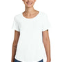Allmade Womens Short Sleeve Scoop Neck T Shirt - Fairly White
