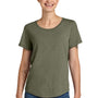Allmade Womens Short Sleeve Scoop Neck T Shirt - Olive You Green