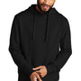 Allmade Mens Organic French Terry Hooded Sweatshirt Hoodie w/ Pouch Pocket - Deep Black