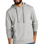 Allmade Mens Organic French Terry Hooded Sweatshirt Hoodie w/ Pouch Pocket - Heather Granite Grey