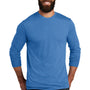 Allmade Mens Long Sleeve Crewneck T-Shirt - Azure Blue