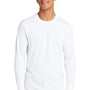 Allmade Mens Long Sleeve Crewneck T-Shirt - Bright White