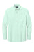 Brooks Brothers Mens Casual Oxford Long Sleeve Button Down Shirt w/ Pocket Soft Mint Green Flat Front