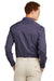 Brooks Brothers Mens Tech Stretch Long Sleeve Button Down Shirt Navy Blue Model Back