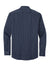 Brooks Brothers Mens Tech Stretch Long Sleeve Button Down Shirt Navy Blue/White Flat Back