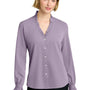 Brooks Brothers Womens Ruffle Collar Long Sleeve Button Down Shirt - Ash Purple - Coming Soon
