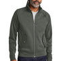 Brooks Brothers Mens Double Knit Full Zip Sweatshirt w/ Pockets - Windsor Grey