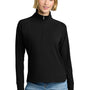 Brooks Brothers Womens Luxe Performance 1/4 Zip Sweatshirt - Deep Black - Coming Soon