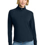 Brooks Brothers Womens Luxe Performance 1/4 Zip Sweatshirt - Navy Blazer Blue - Coming Soon