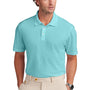 Brooks Brothers Mens Moisture Wicking Performance Mesh Pique Short Sleeve Polo Shirt - Soft Mint
