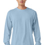 Bella + Canvas Mens Jersey Long Sleeve Crewneck T-Shirt - Baby Blue