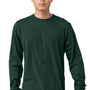 Bella + Canvas Mens Jersey Long Sleeve Crewneck T-Shirt - Forest Green