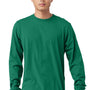 Bella + Canvas Mens Jersey Long Sleeve Crewneck T-Shirt - Kelly Green