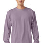 Bella + Canvas Mens Jersey Long Sleeve Crewneck T-Shirt - Light Violet Purple