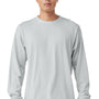 Bella + Canvas Mens Jersey Long Sleeve Crewneck T-Shirt - Silver Grey