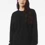 Bella + Canvas Mens Long Sleeve Crewneck T-Shirt - Black - COMING SOON