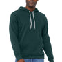 Bella + Canvas Mens Sponge Fleece Hooded Sweatshirt Hoodie w/ Pouch Pocket - Atlantic Green