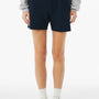 Bella + Canvas Womens Cutoff Sweatshorts w/ Pockets - Navy Blue - COMING SOON