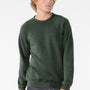Bella + Canvas Mens Sponge Fleece Crewneck Sweatshirt - Heather Forest Green