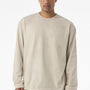 Bella + Canvas Mens Long Sleeve Crewneck T-Shirt - Dust - COMING SOON
