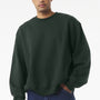 Bella + Canvas Mens Crewneck Sweatshirt - Forest Green - COMING SOON