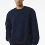Bella + Canvas Mens Crewneck Sweatshirt - Navy Blue - COMING SOON