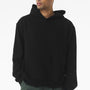Bella + Canvas Mens Hooded Sweathshirt w/ Pouch Pocket - Black - COMING SOON