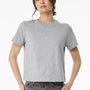 Bella + Canvas Womens Short Sleeve Crewneck T-Shirt - Heather Grey - COMING SOON