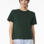 Bella + Canvas Womens Short Sleeve Crewneck T-Shirt - Forest Green - COMING SOON