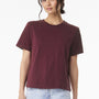 Bella + Canvas Womens Short Sleeve Crewneck T-Shirt - Maroon - COMING SOON
