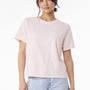 Bella + Canvas Womens Short Sleeve Crewneck T-Shirt - Soft Pink - COMING SOON