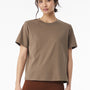 Bella + Canvas Womens Short Sleeve Crewneck T-Shirt - Vintage Brown - COMING SOON