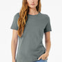 Bella + Canvas Womens Relaxed Jersey Short Sleeve Crewneck T-Shirt - Storm Blue