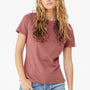 Bella + Canvas Womens Relaxed Jersey Short Sleeve Crewneck T-Shirt - Mauve