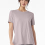Bella + Canvas Womens Relaxed Jersey Short Sleeve Crewneck T-Shirt - Gravel Pink